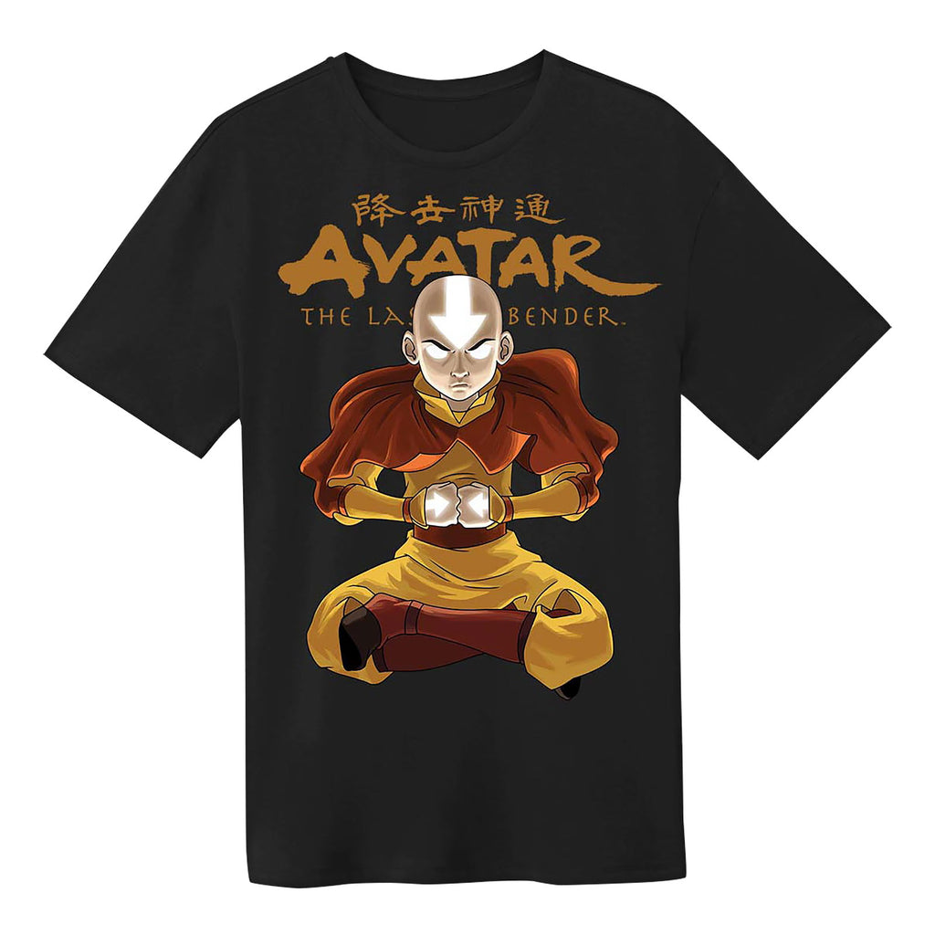 Zdjęcie produktu Avatar: Legenda Aanga - Koszulka Aang w stanie Avatar czarna