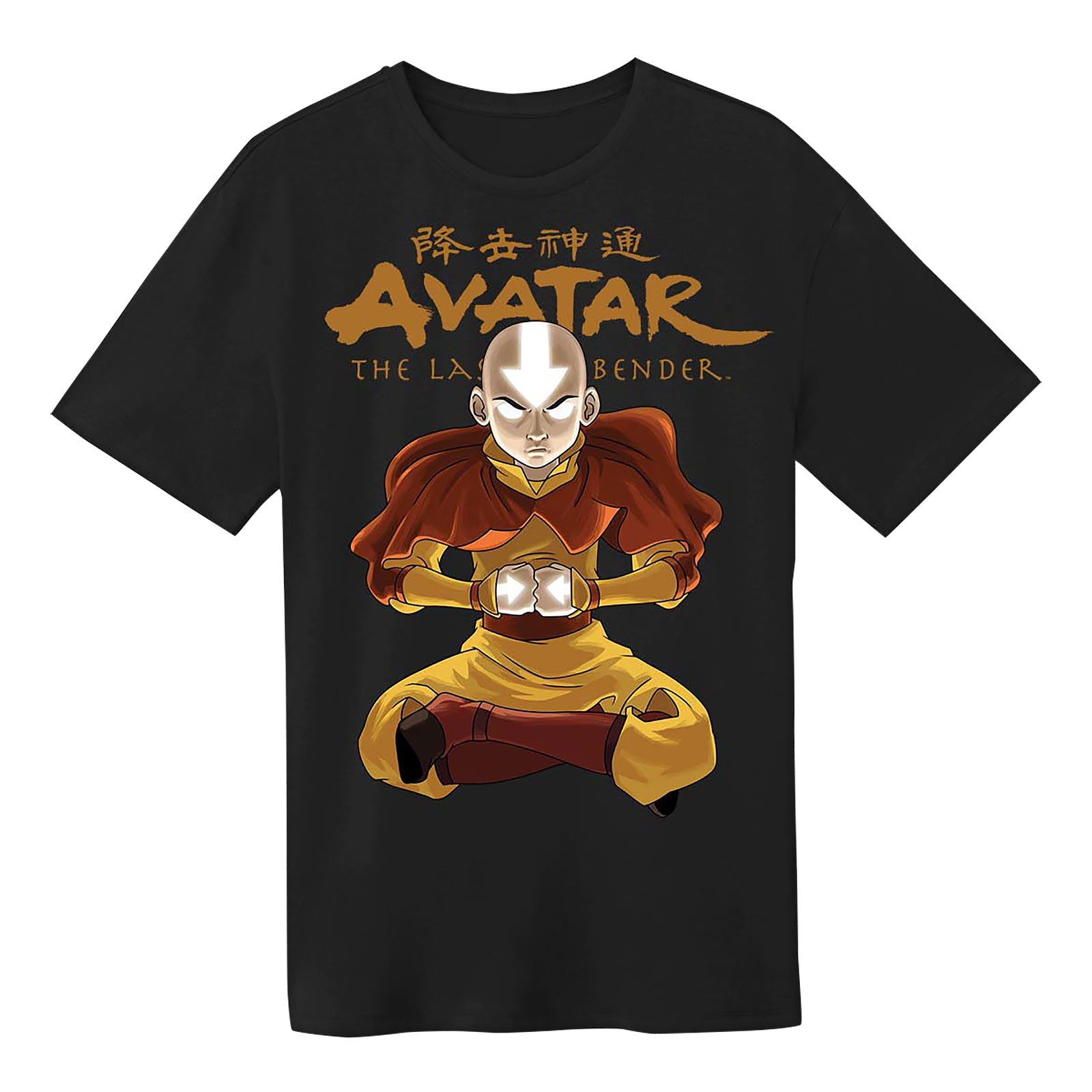 Zdjęcie produktu Avatar: Legenda Aanga - Koszulka Aang w stanie Avatar czarna