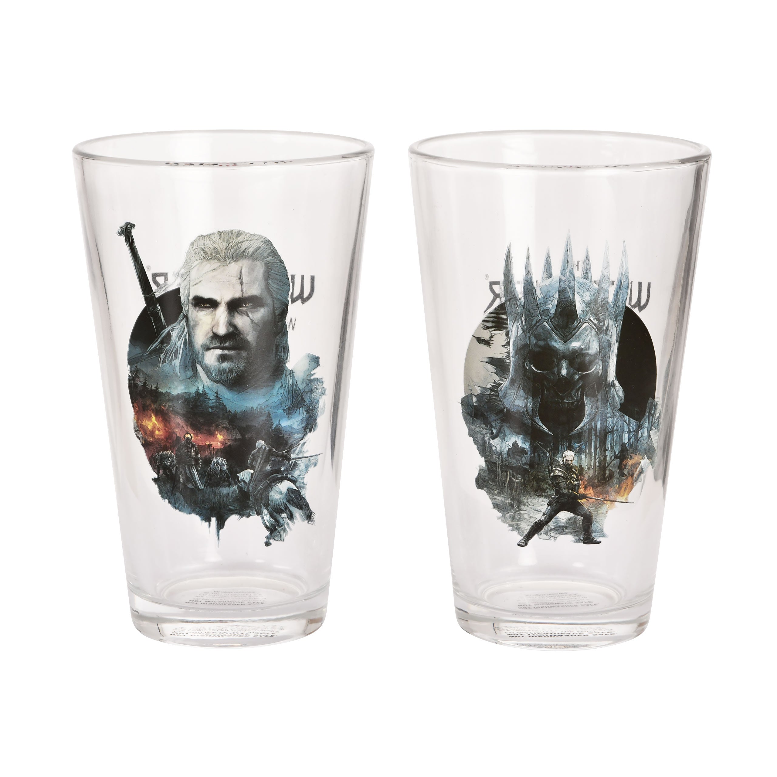 Zdjęcie produktu Witcher 3 - Geralt i Eredin Szklanki Zestaw 2 szt.
