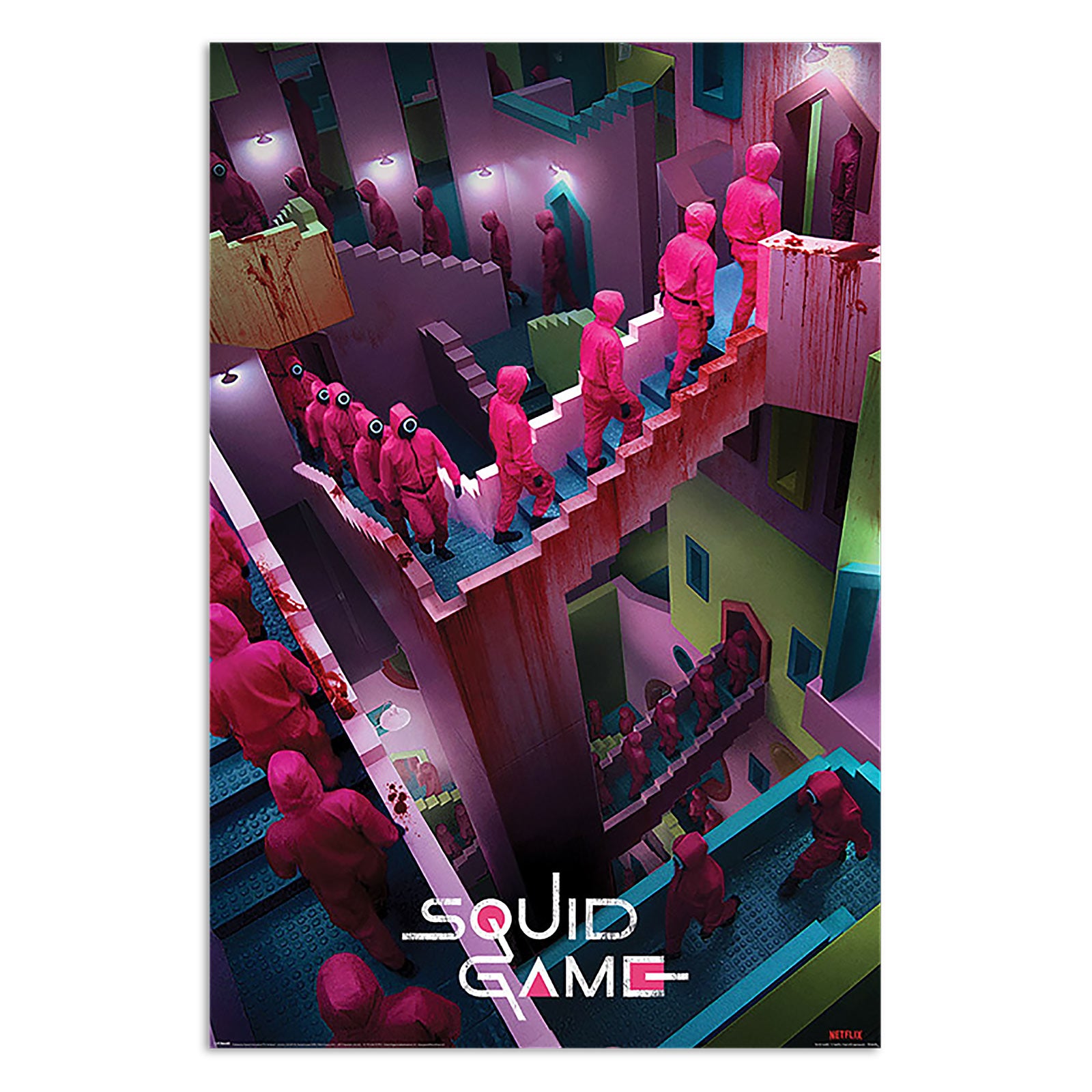 Product image Squid Game - Crazy Stairs Maxi Poster