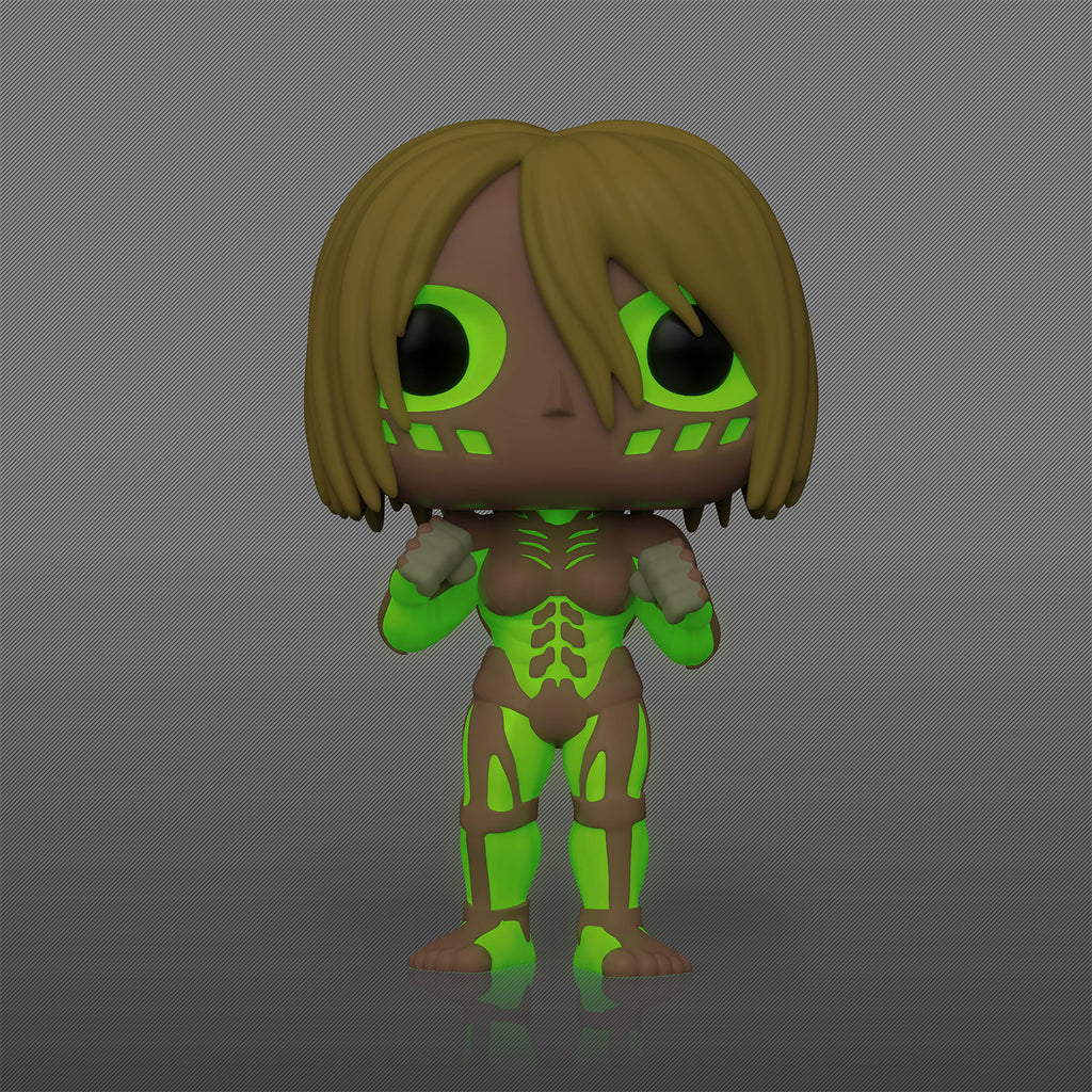 Zdjęcie produktu Attack on Titan - Kobiecy Tytan Glow in the Dark Funko Pop Figurka 15cm