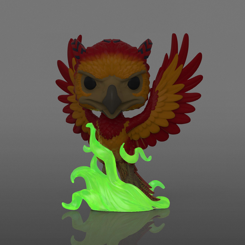Zdjęcie produktu Koszulka Fawkes z figurką Funko Pop Glow in the Dark - Harry Potter