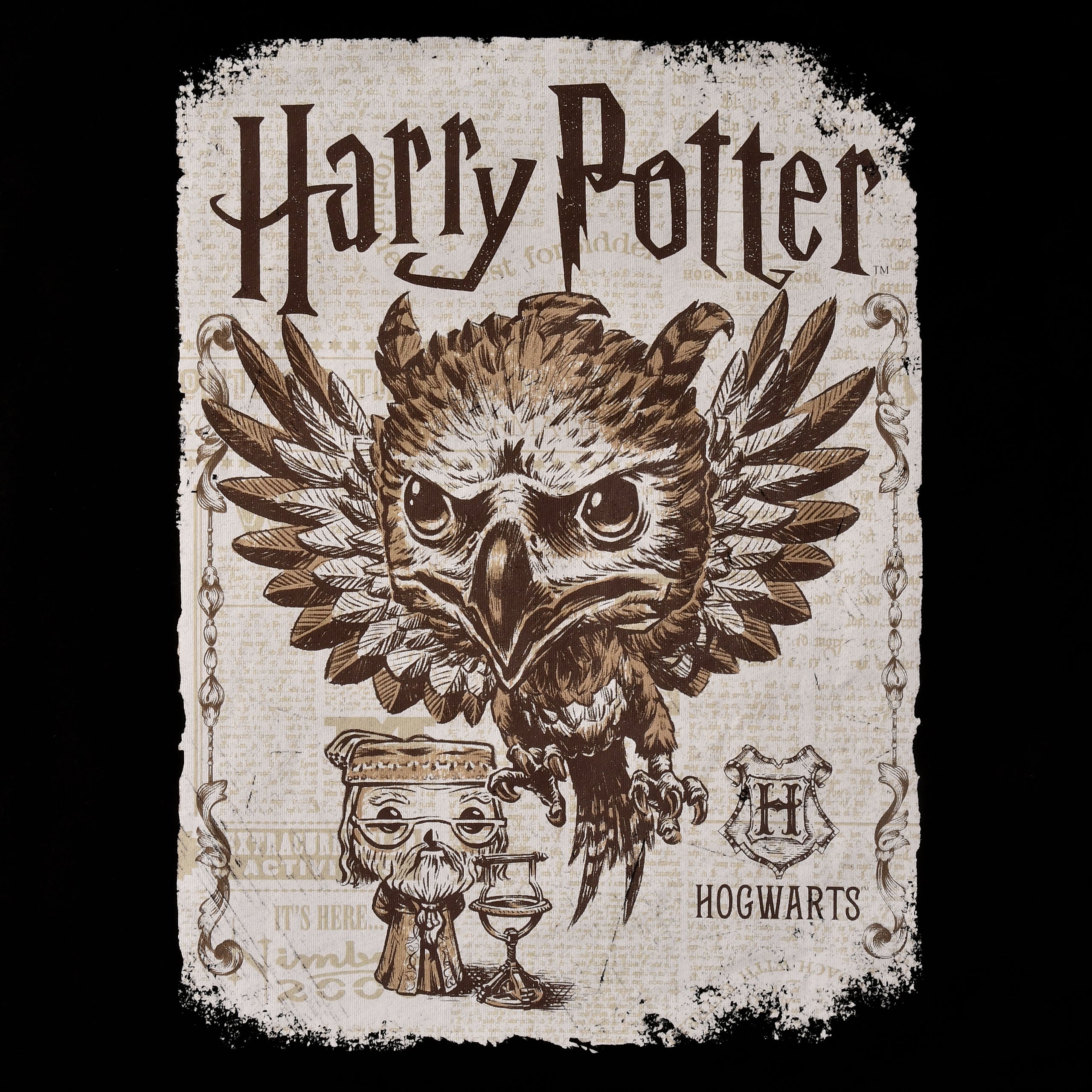 Zdjęcie produktu Koszulka Fawkes z figurką Funko Pop Glow in the Dark - Harry Potter