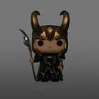 Zdjęcie produktu Marvel - Loki z berłem Glow in the Dark Funko Pop figurka z kiwającą głową