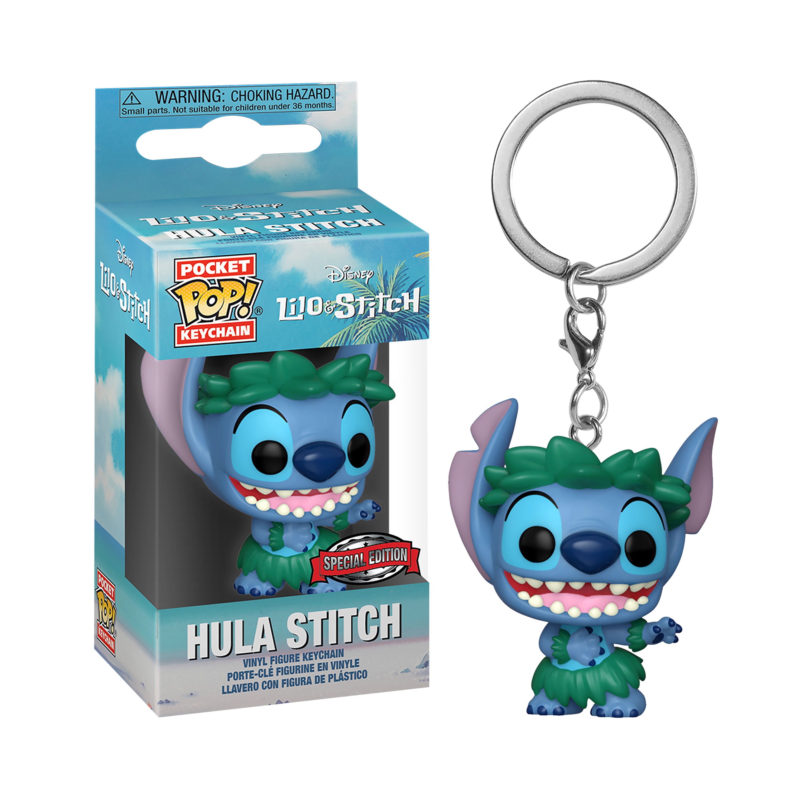 Zdjęcie produktu Lilo & Stitch - Hula Stitch brelok Funko Pop
