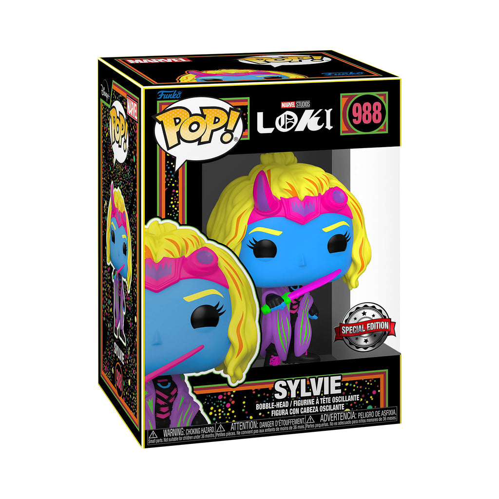 Zdjęcie produktu Loki - Sylvie Blacklight Funko Pop figurka z kiwającą głową