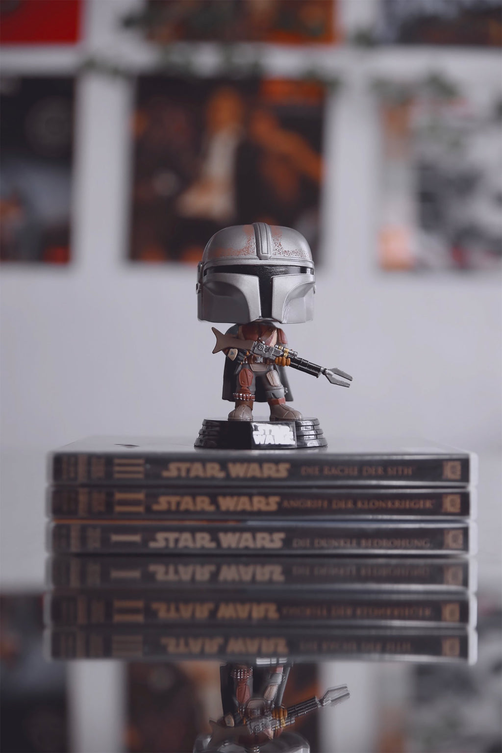 Zdjęcie produktu The Mandalorian Funko Pop figurka z kiwającą głową - Star Wars