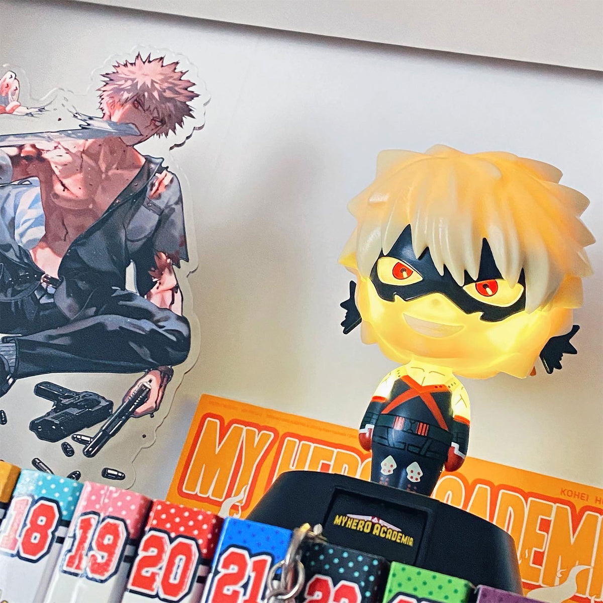 Zdjęcie produktu My Hero Academia - Katsuki Bakugo 3D Lampa stołowa