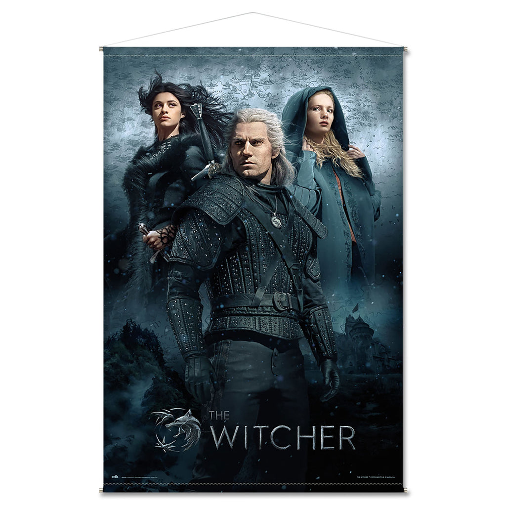 Zdjęcie produktu Wiedźmin - Geralt, Ciri i Yennefer Wall Scroll