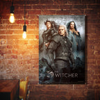 Zdjęcie produktu Wiedźmin - Geralt, Ciri i Yennefer Wall Scroll