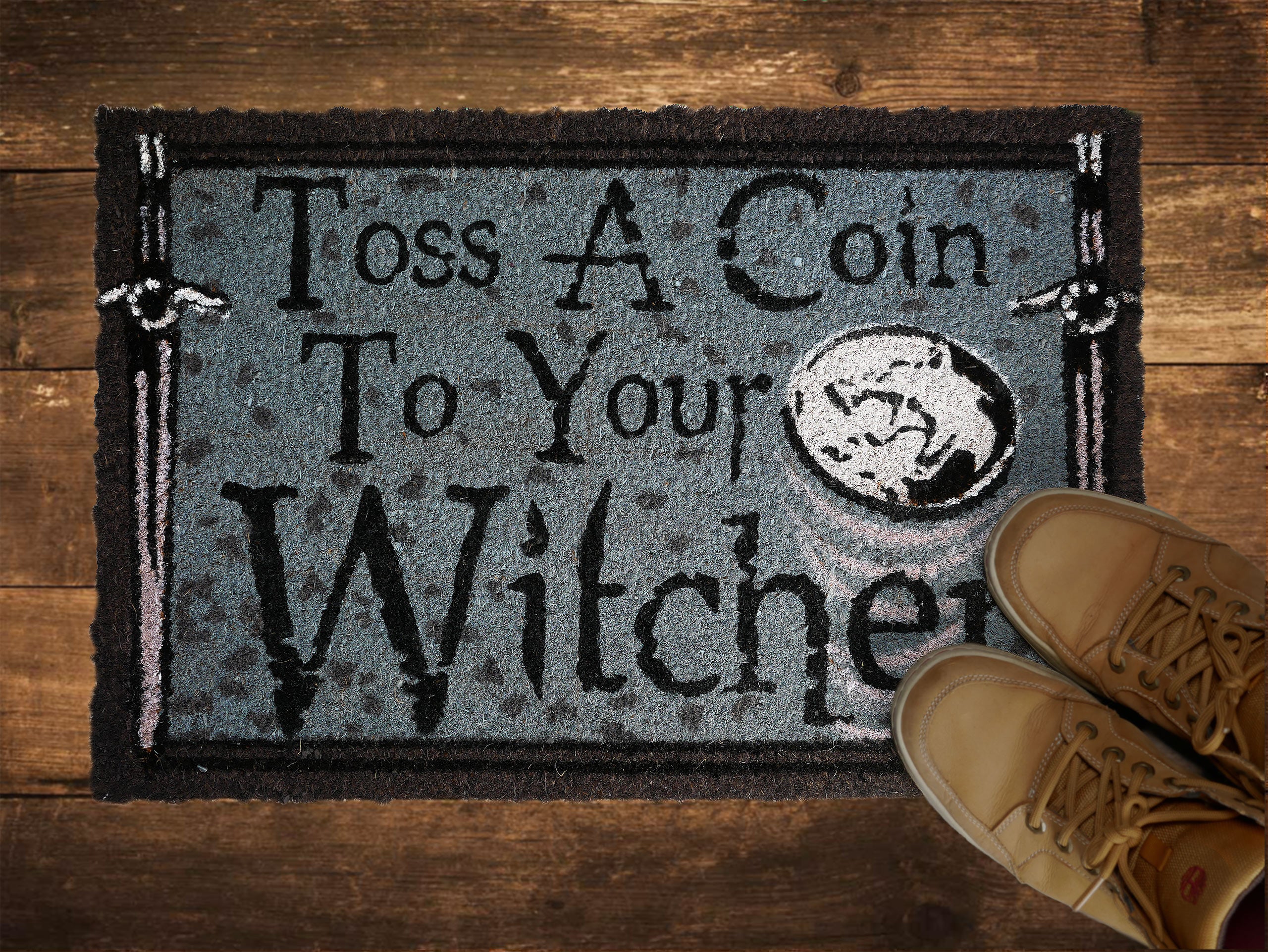 Zdjęcie produktu Wiedźmin - Wycieraczka Toss a Coin