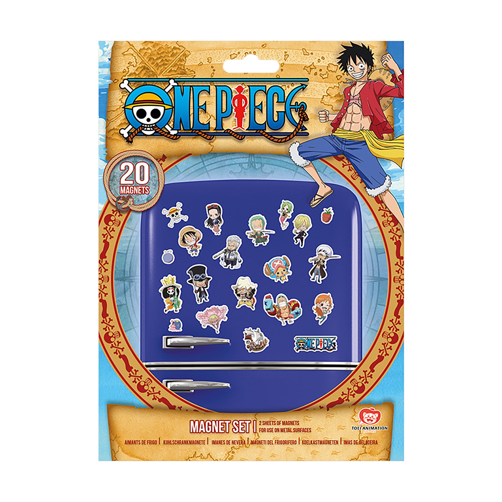 Zdjęcie produktu One Piece - Zestaw magnesów Chibi