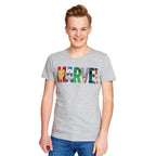 Zdjęcie produktu Marvel - Logo Comic Heroes T-Shirt szare
