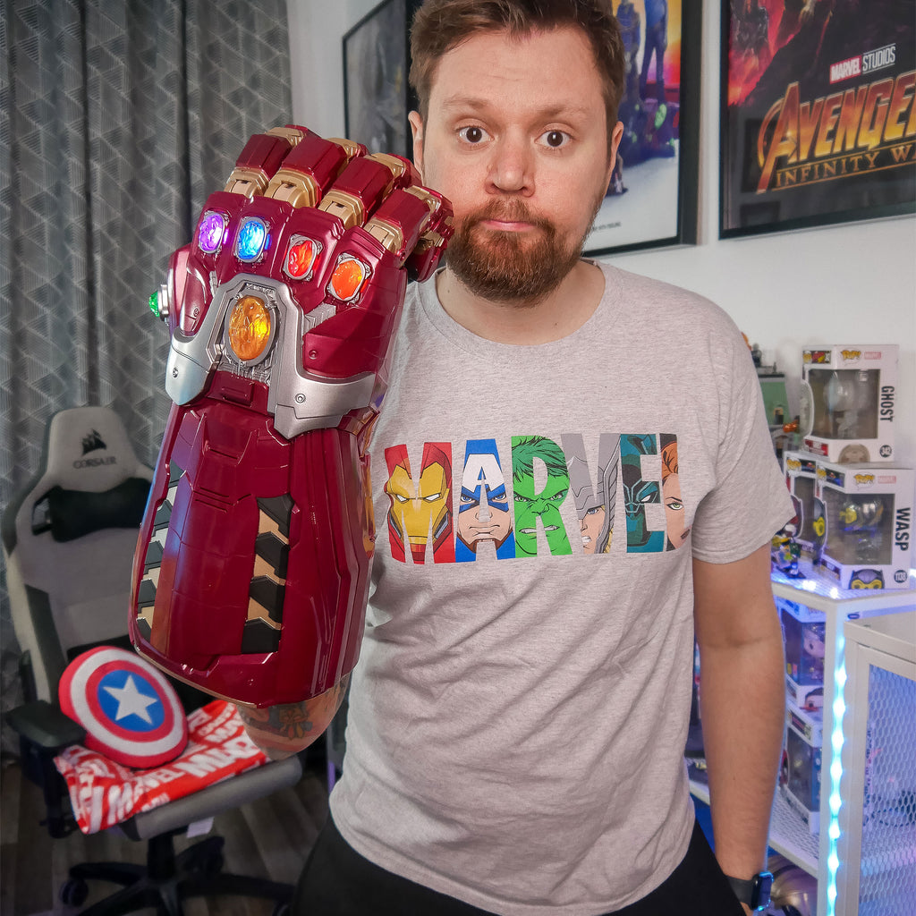 Zdjęcie produktu Marvel - Logo Comic Heroes T-Shirt szare