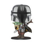 Zdjęcie produktu Mandalorian Chrome Funko Pop figurka z kiwającą głową 26 cm - Star Wars