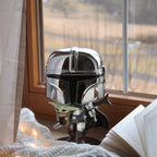 Zdjęcie produktu Mandalorian Chrome Funko Pop figurka z kiwającą głową 26 cm - Star Wars