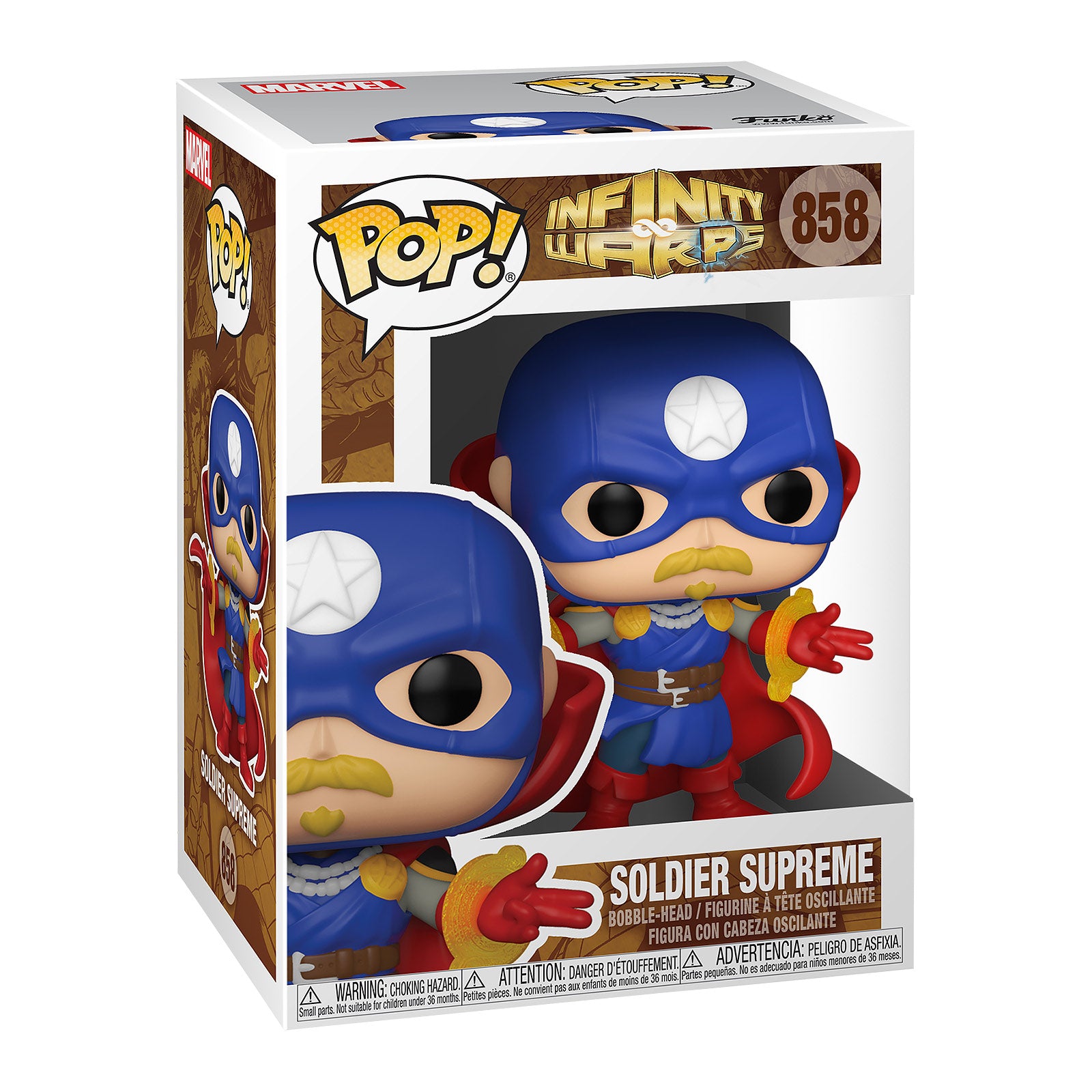 Zdjęcie produktu Kapitan Ameryka - Soldier Supreme Funko Pop Figurka