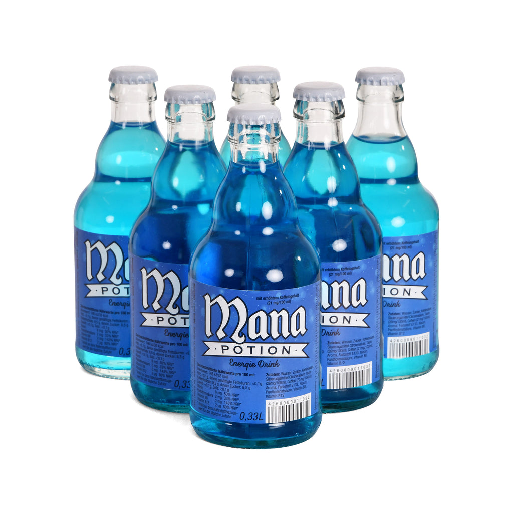 Zdjęcie produktu Mana Potion Butelka Napój Energetyczny - Zestaw 6 sztuk
