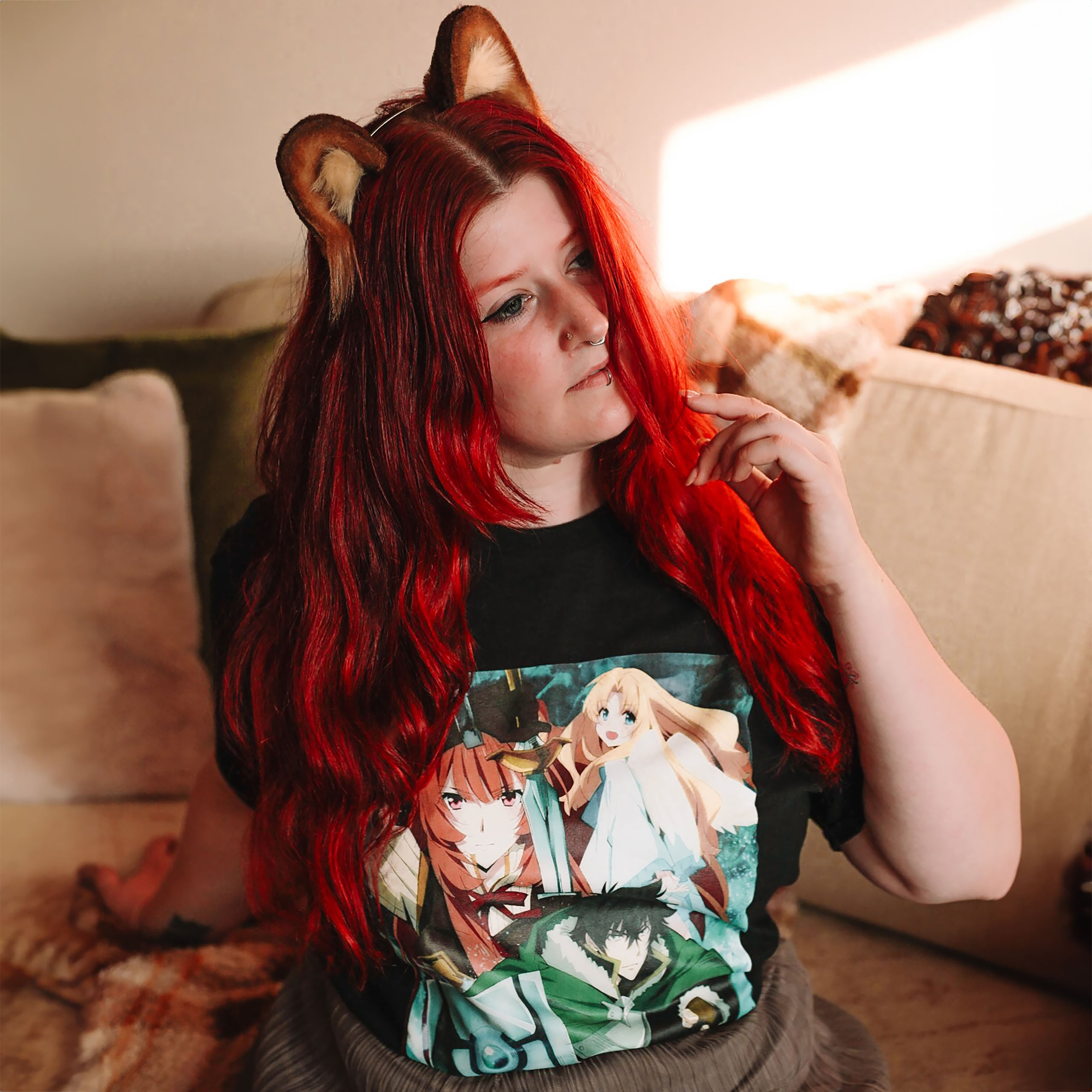 Zdjęcie produktu Rising of the Shield Hero - Koszulka Crew czarna