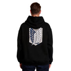 Zdjęcie produktu Attack on Titan - Bluza z kapturem Survey Corps czarna