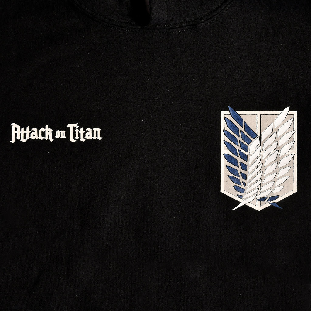Zdjęcie produktu Attack on Titan - Bluza z kapturem Survey Corps czarna
