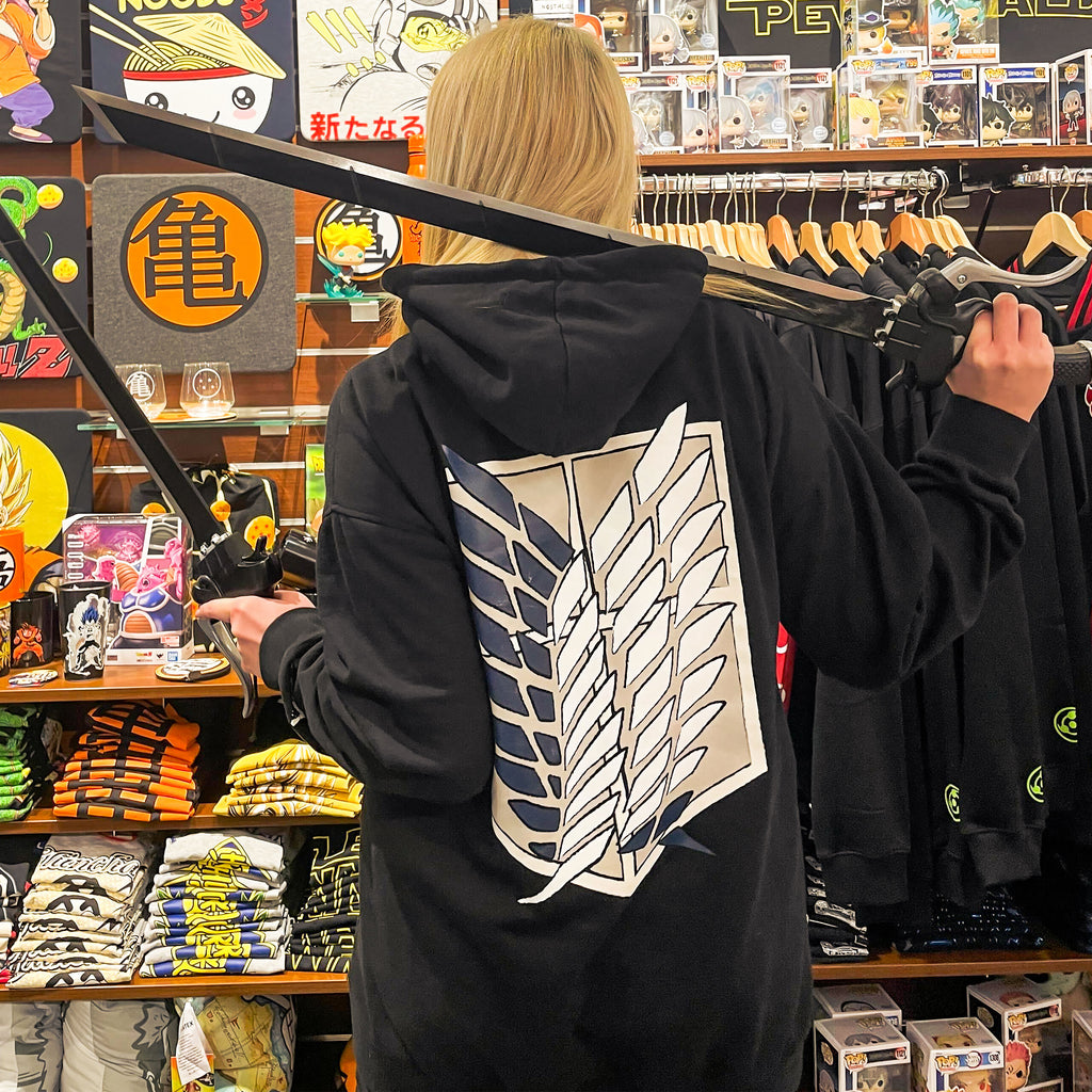 Zdjęcie produktu Attack on Titan - Bluza z kapturem Survey Corps czarna