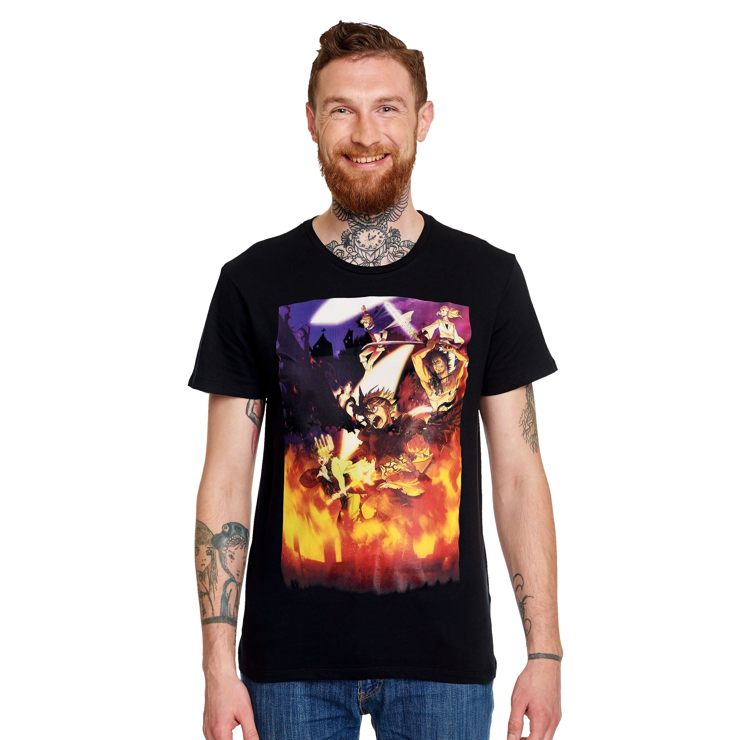 Zdjęcie produktu Black Clover - Koszulka z plakatem czarna
