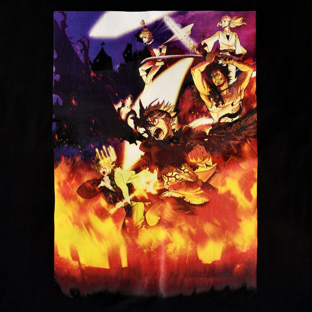 Zdjęcie produktu Black Clover - Koszulka z plakatem czarna