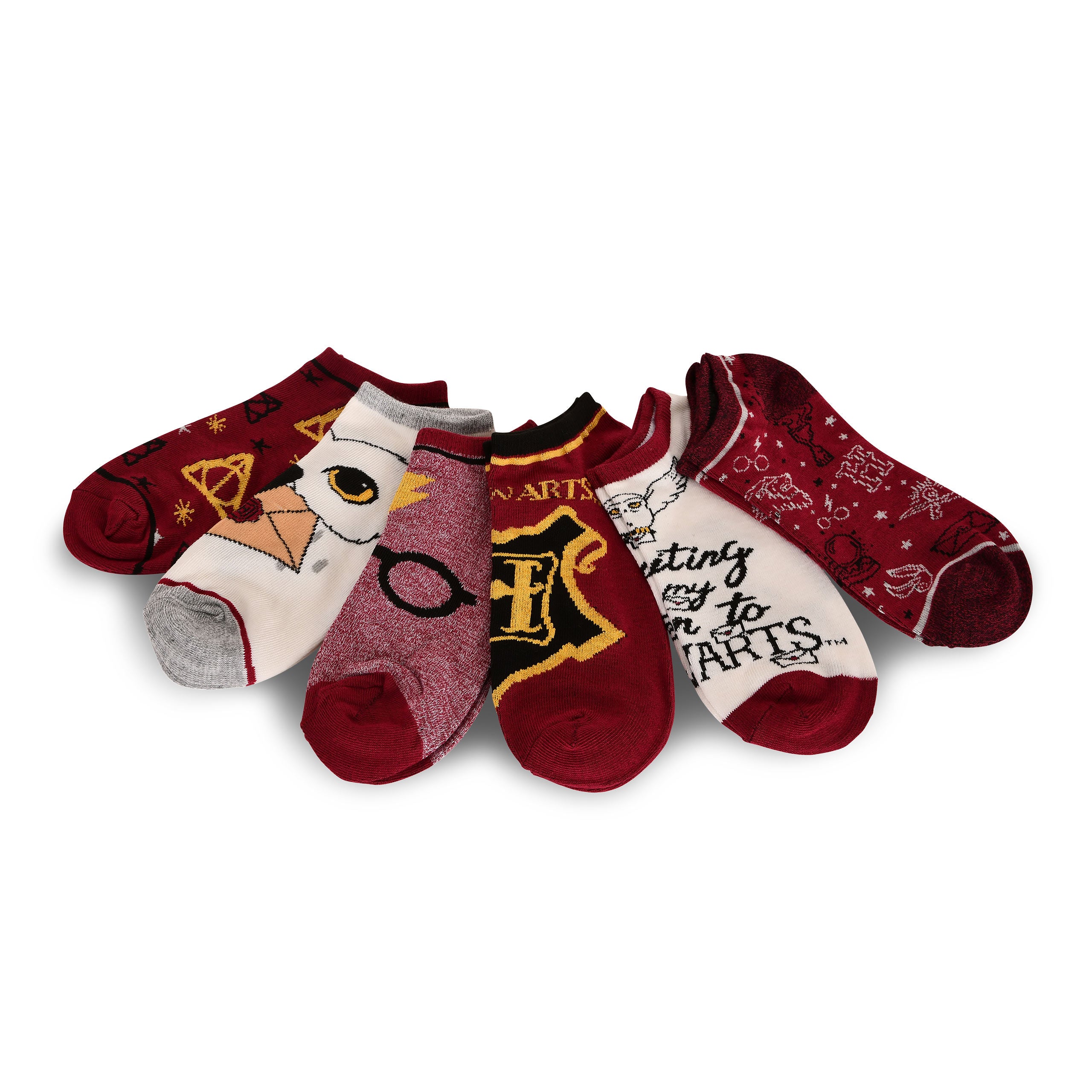 Zdjęcie produktu Harry Potter - Zestaw 6 par skarpetek z symbolami
