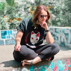 Zdjęcie produktu Demon Slayer - Koszulka z maską Tanjiro, czarna