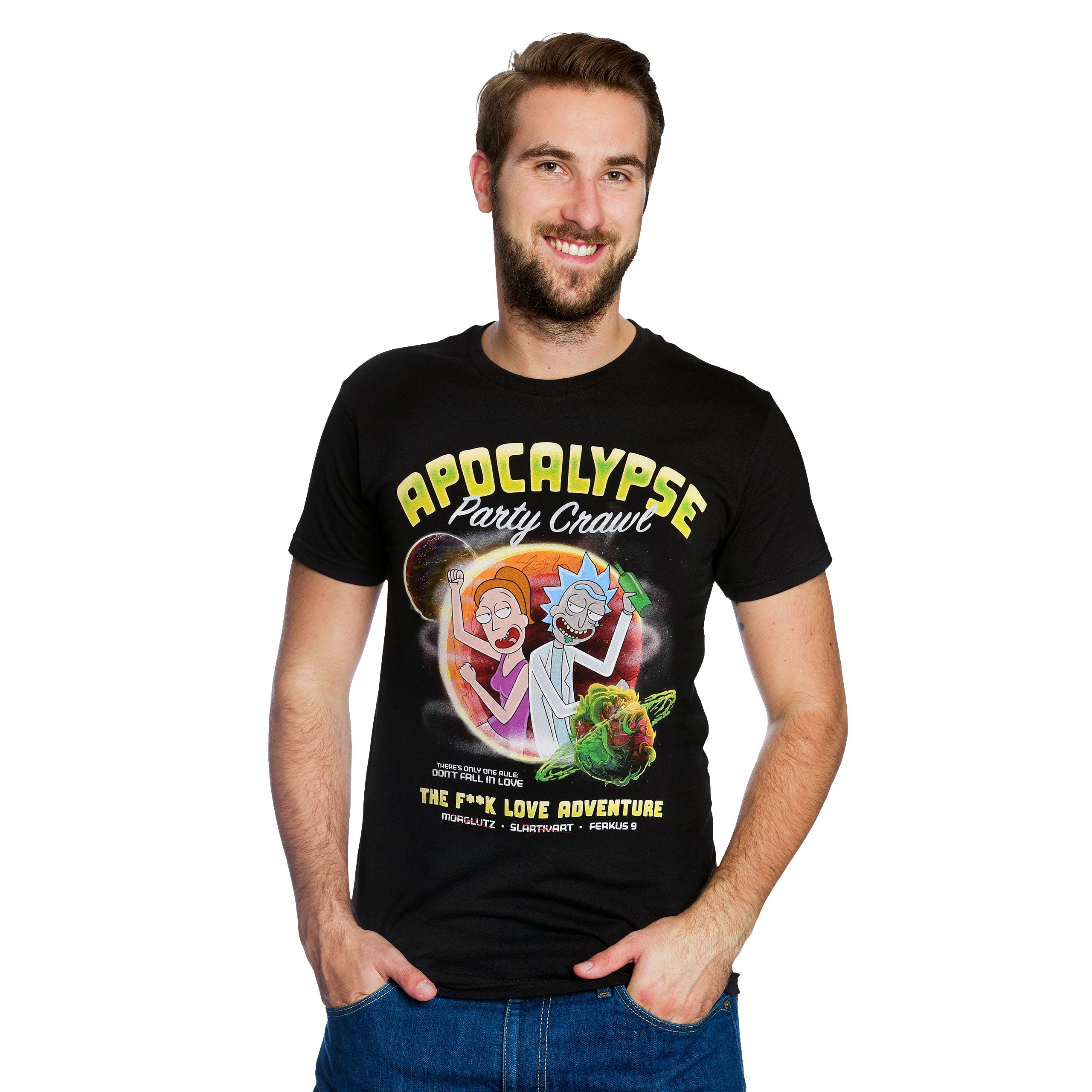 Zdjęcie produktu Rick and Morty - Apocalypse Party T-Shirt czarne
