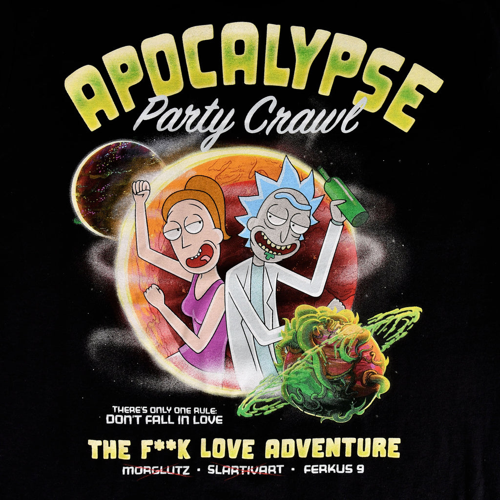 Zdjęcie produktu Rick and Morty - Apocalypse Party T-Shirt czarne
