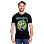 Zdjęcie produktu Rick and Morty - Portal Circle T-Shirt czarne
