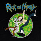 Zdjęcie produktu Rick and Morty - Portal Circle T-Shirt czarne