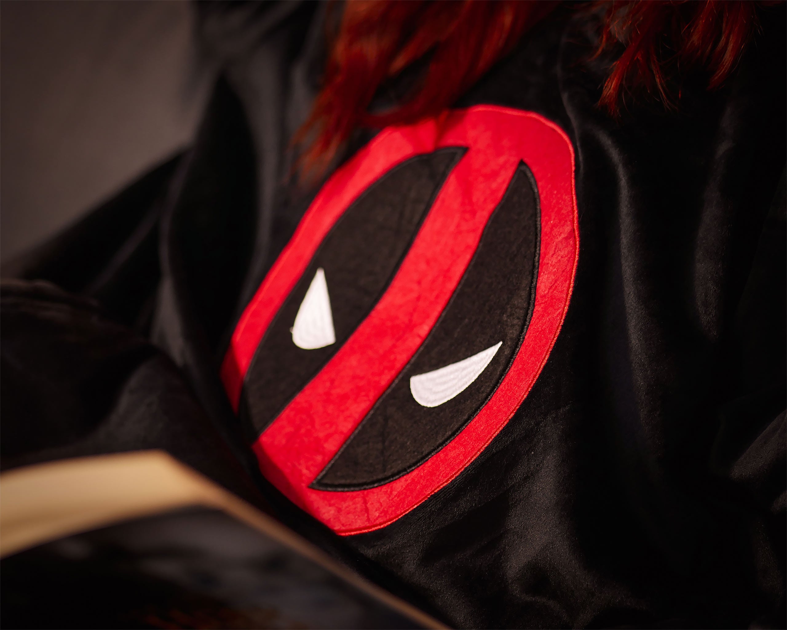 Zdjęcie produktu Deadpool - Logo Oversize Bluza Czarna
