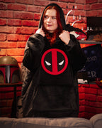 Zdjęcie produktu Deadpool - Logo Oversize Bluza Czarna