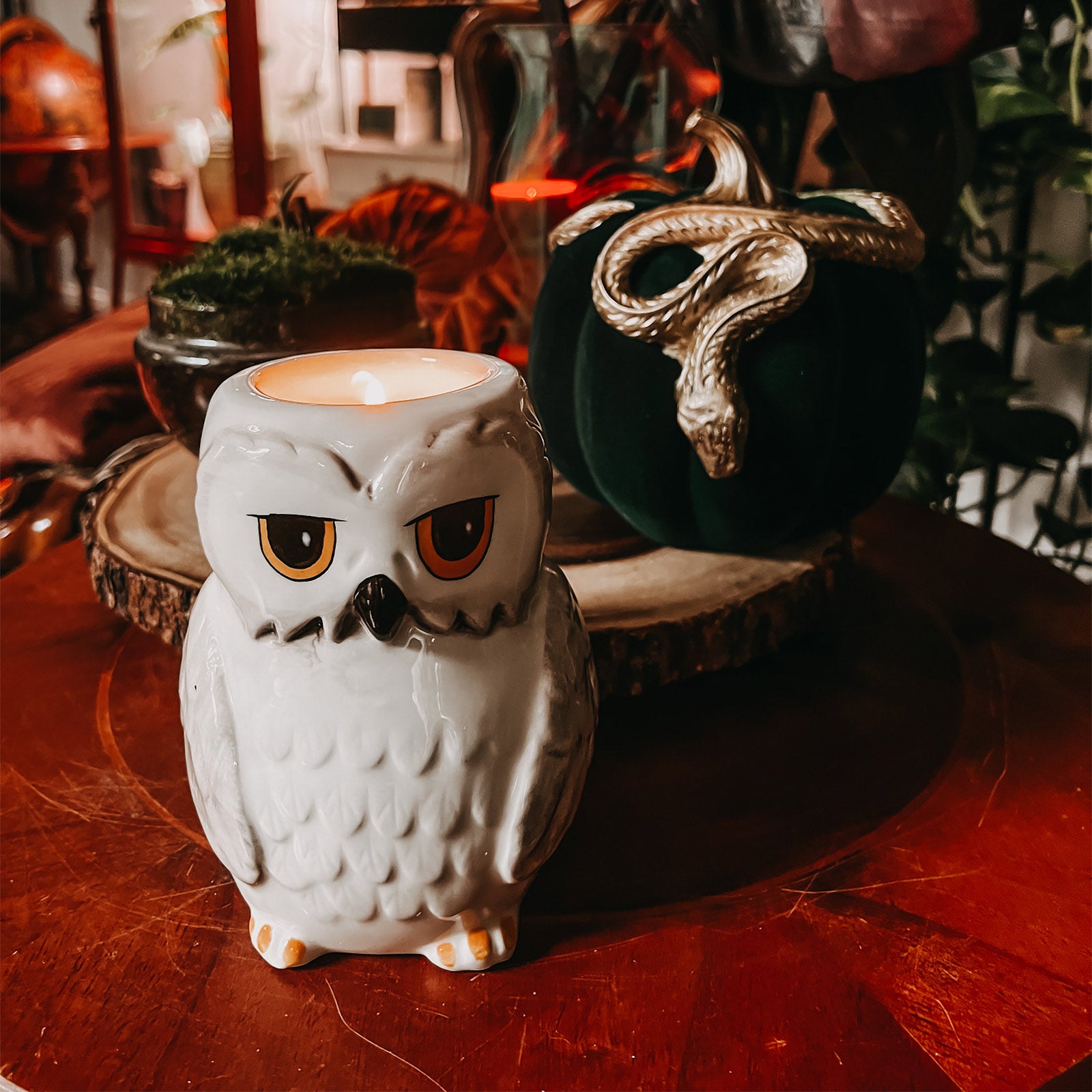 Zdjęcie produktu Świecznik na tealighty Hedwiga - Harry Potter