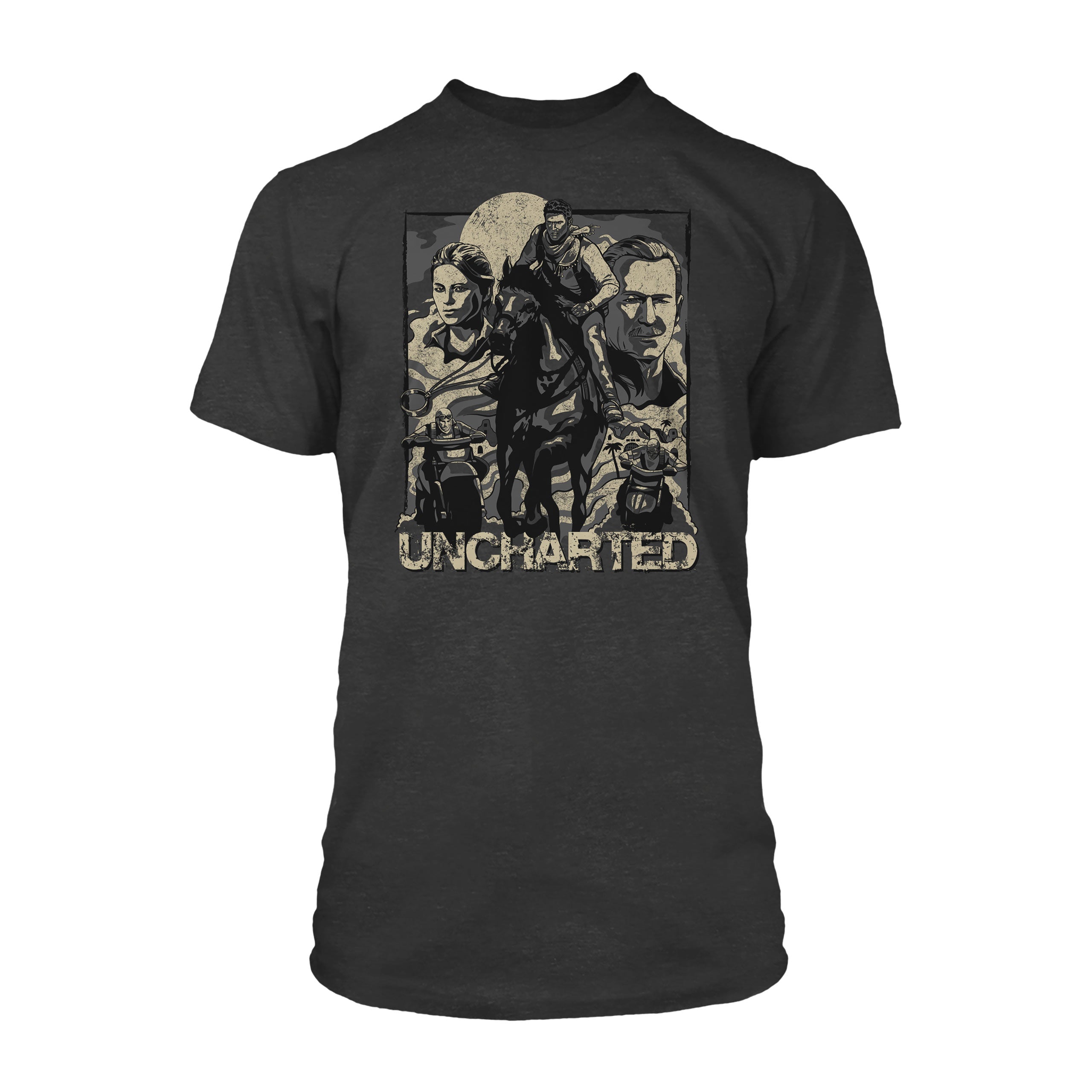 Zdjęcie produktu Uncharted - Cover Page T-Shirt szare