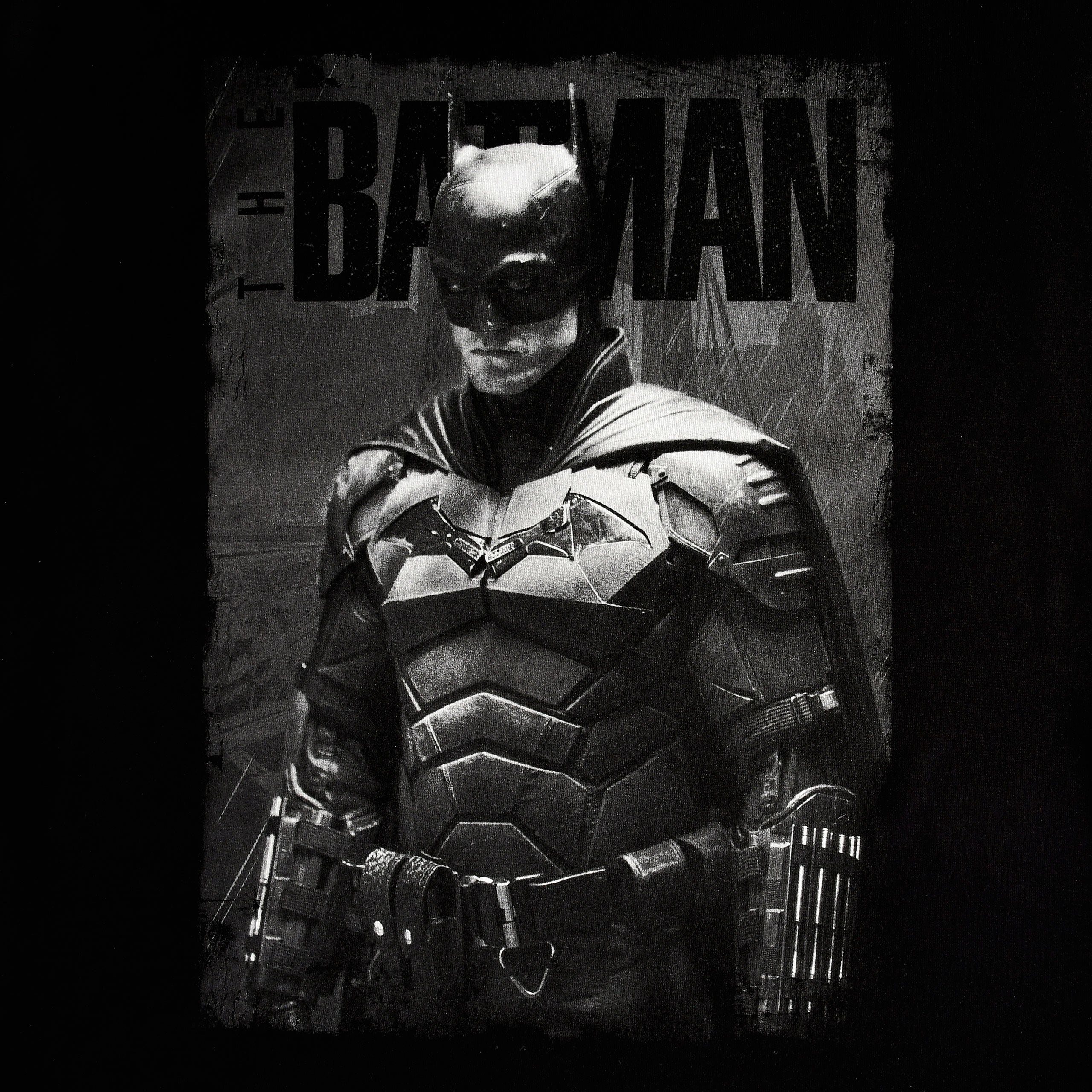 Zdjęcie produktu The Batman - Monochromatyczna Koszulka z Plakatem czarna
