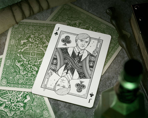 Zdjęcie produktu Harry Potter - Slytherin Gra Karciana Deluxe Edition
