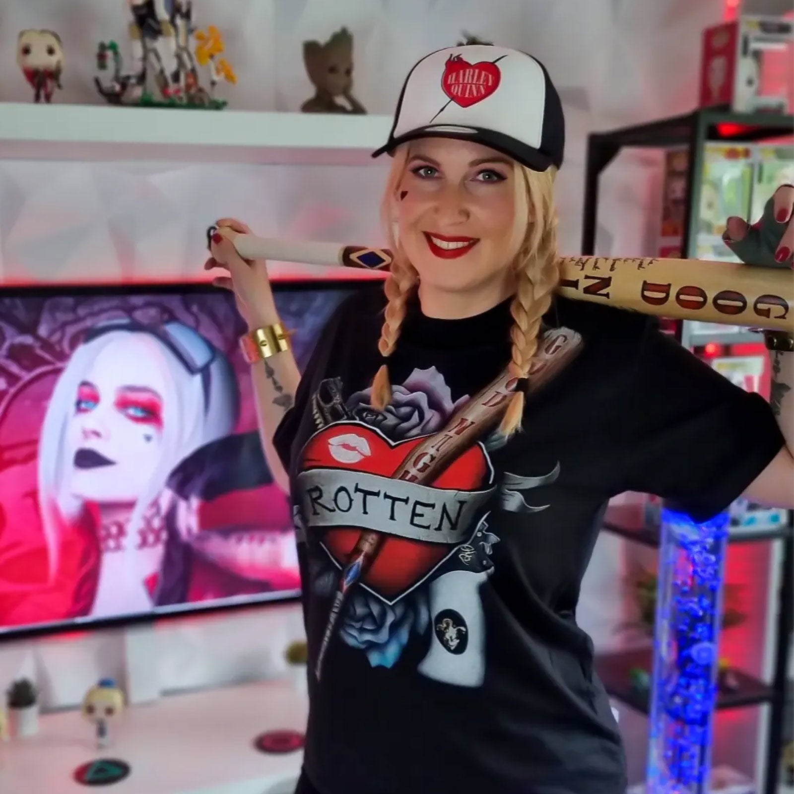 Zdjęcie produktu Harley Quinn - Rotten T-Shirt czarne