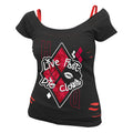 Zdjęcie produktu Harley Quinn - Live Fast Die Clown 2w1 T-Shirt Damskie