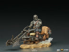 Zdjęcie produktu Mando z Speederem BDS Art Scale Deluxe Statua - Star Wars The Mandalorian