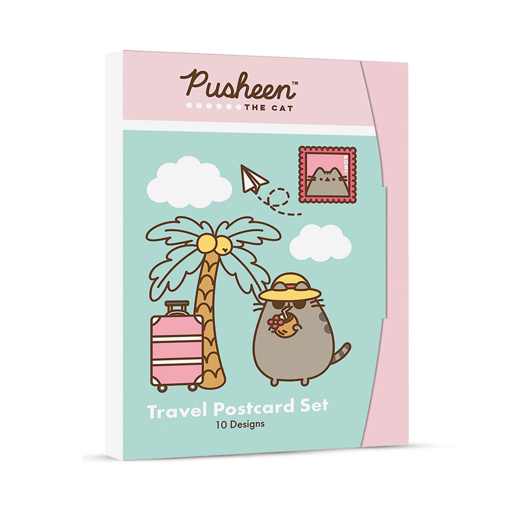 Zdjęcie produktu Pusheen - Zestaw 10 pocztówek podróżnych