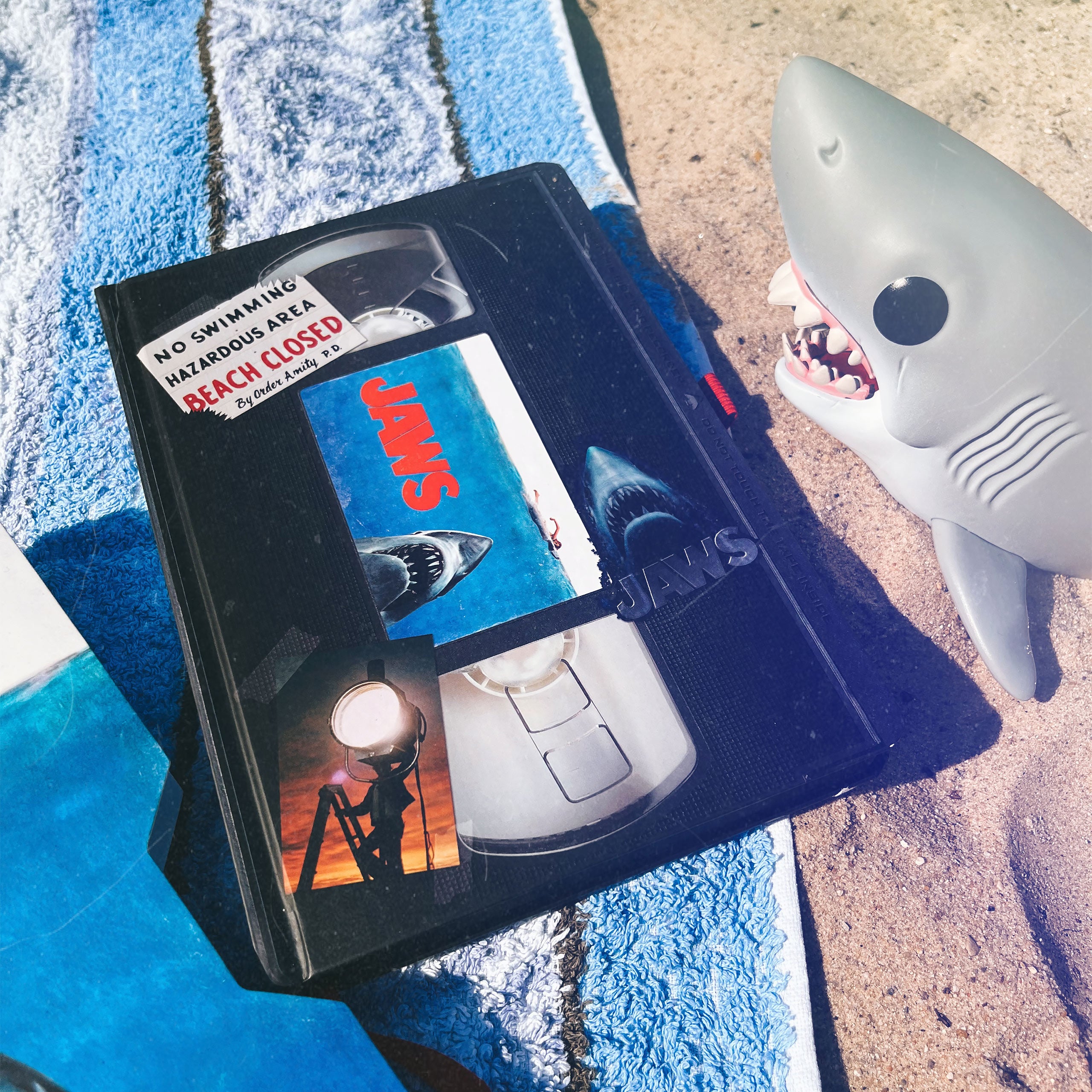 Product image Jaws - Beach Closed VHS Premium Notebook A5