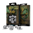 Zdjęcie produktu Celtic 3D Revised White & Black RPG Zestaw Kości 7-częściowy