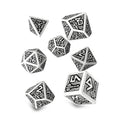 Zdjęcie produktu Dwarven Białe i Czarne RPG Kości Zestaw 7-częściowy