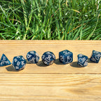 Zdjęcie produktu Brokatowy zestaw kości RPG Llama, 7 szt.