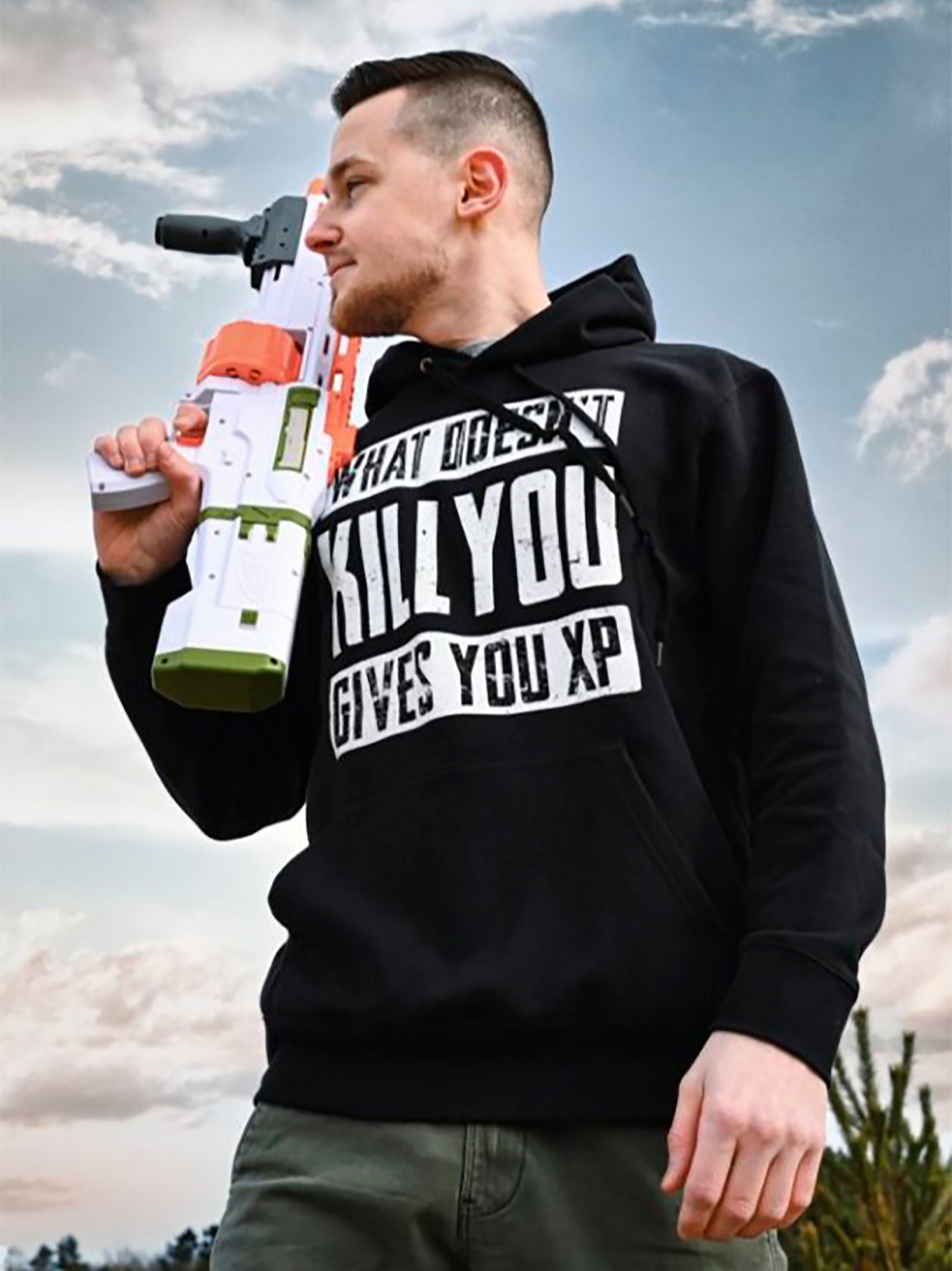 Product image What Doesn't Kill You Gives You XP Hoodie Black