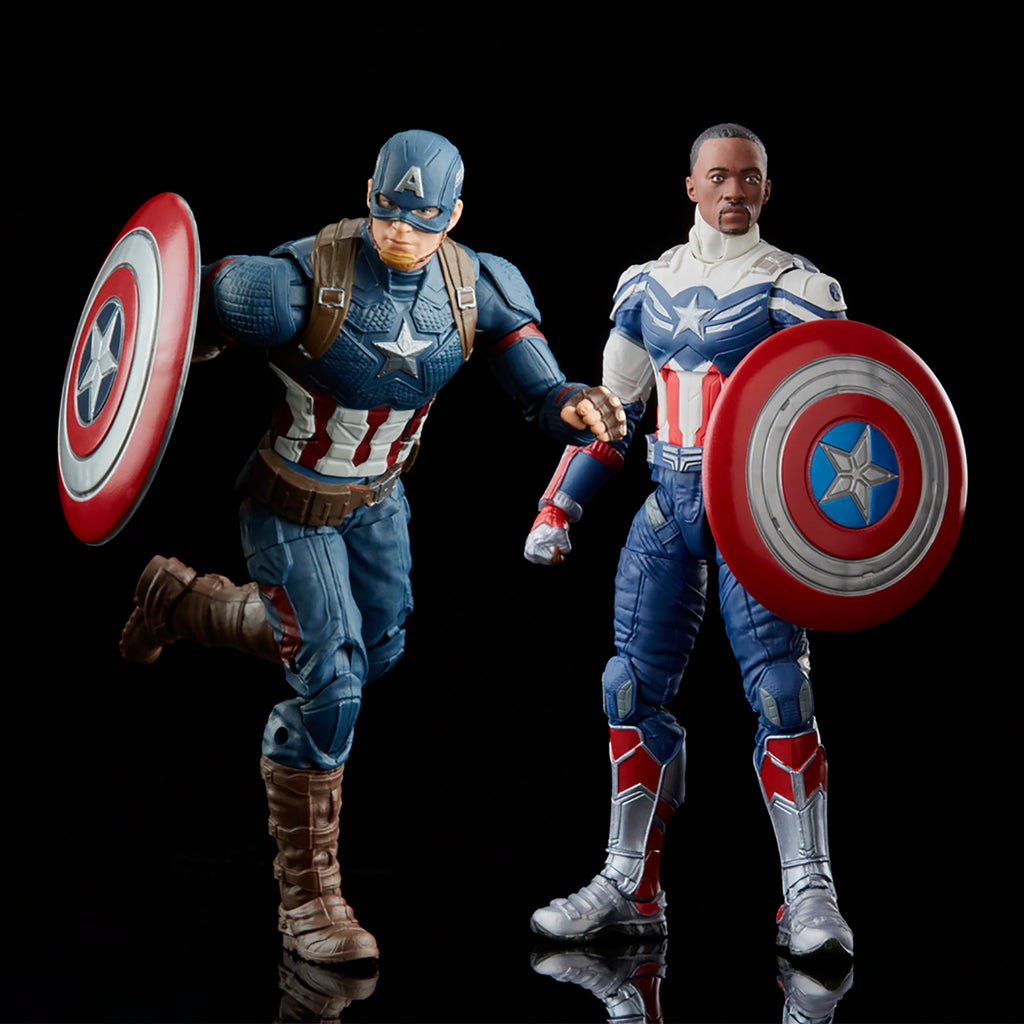 Zdjęcie produktu Kapitan Ameryka - Zestaw figurek akcji Sam Wilson i Steve Rogers